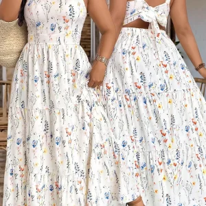 Plus Size Casual Dress, Fitted All Season Long Sleeve Maxi Dress, Comfortable Moderate Fabric, Perfect for Daily Wear & Special